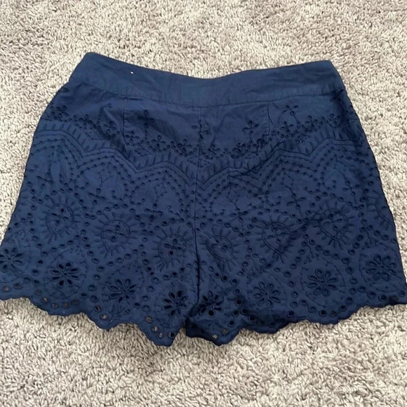 Loft Blue Lace 4" Shorts - Picture 3 of 4